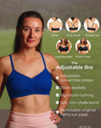 Adjustable Bra – Sapphire Blue