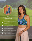 Y-Back Bra – Gemstone Bouquet (XXL)