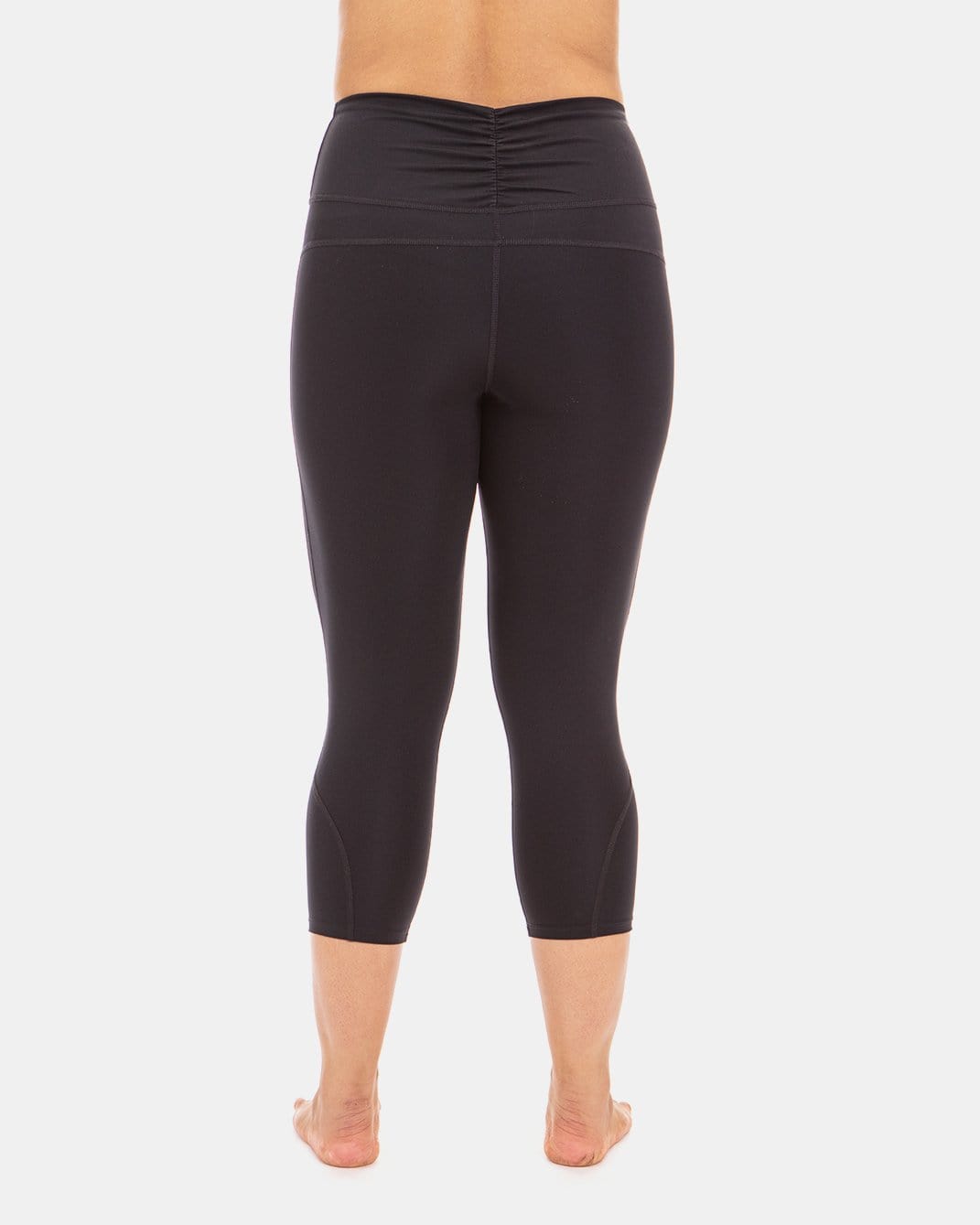 Squeeze Play High-Waist Capri ā Booya Black