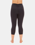 Squeeze Play High-Waist Capri ā Booya Black