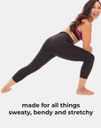 Squeeze Play High-Waist Capri ā Booya Black