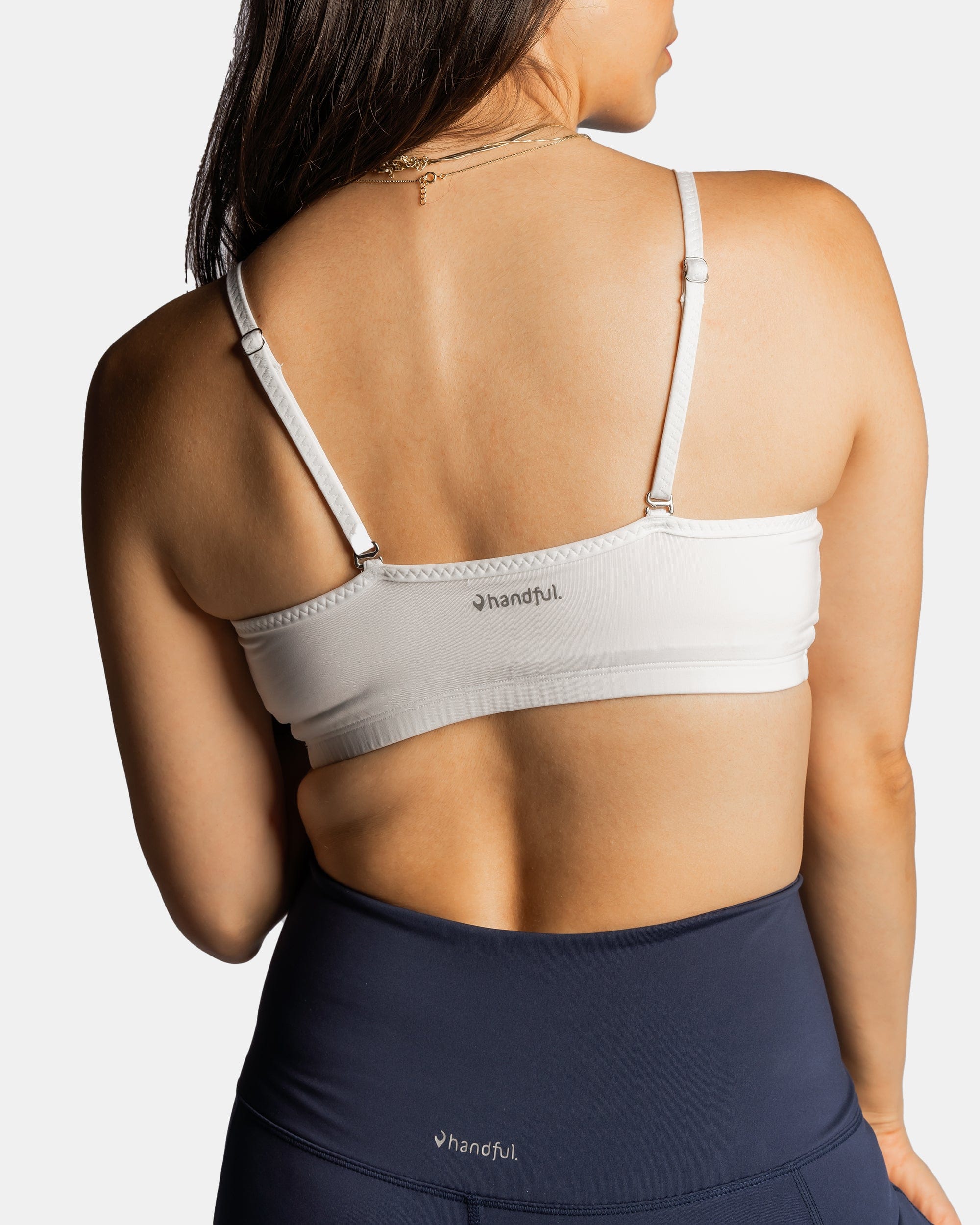 Adjustable Sports Bra – No Headlights White | Everyday Bra with