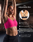 Adjustable Bra – Battle Cry Pink