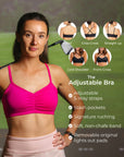 Adjustable Bra – Battle Cry Pink