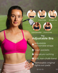 Adjustable Bra – Battle Cry Pink