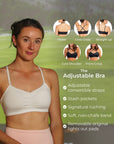 Adjustable Bra – No Headlights White