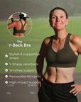 Y-Back Bra – JunipHer (Forest Green)