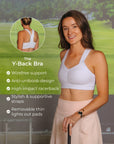 Y-Back Bra – No Headlights White
