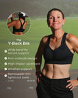 Y-Back Bra – Booya Black