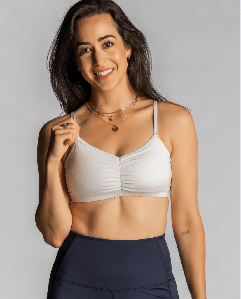 Nearly Me -Cotton Soft Comfort Cup Post Mastectomy Lumpectomy Pocket Sports  Bra
