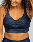 Double Down Bra – Looker (Navy Camo)