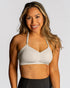 Adjustable  Bra in Whipped Cream front view