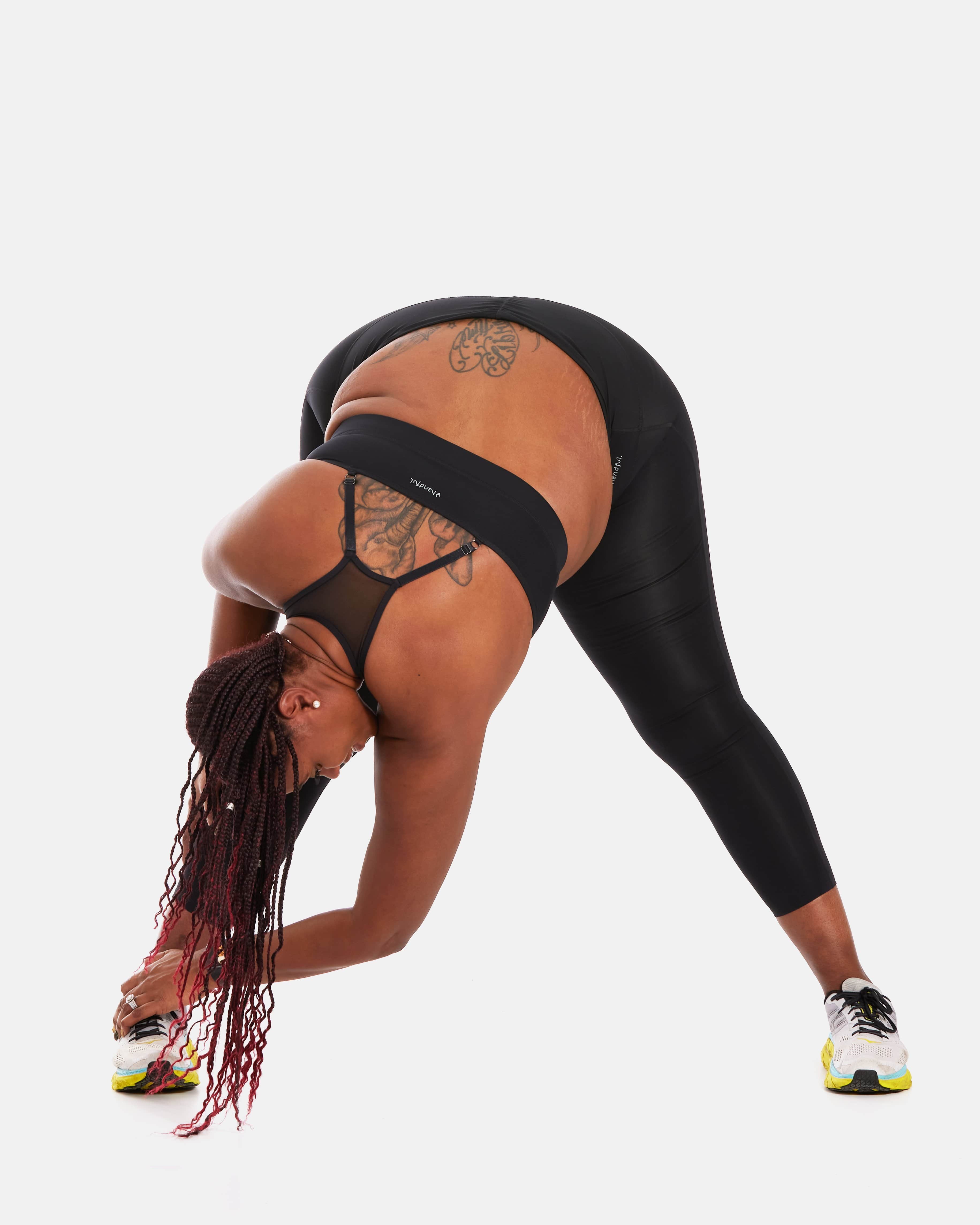 K*様 アブラーズ a-bra:z Have a Good Time 2011 Glamorise Zip Up Front-Closure Wire-free Sports Bra - Black