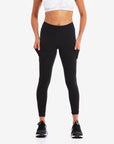 Wi-Thi Mid-Rise Pocketed Legging – Booya Black