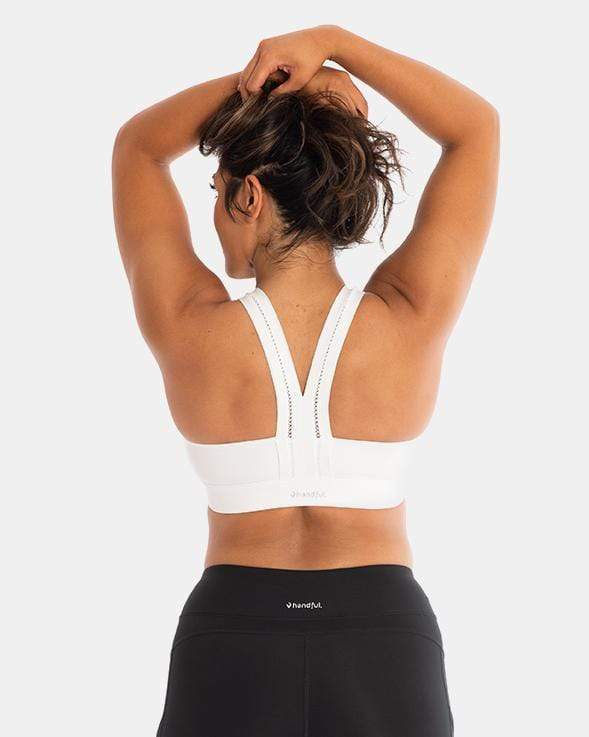 Y Back Sports Bra | High Impact Sports Bra For C & D Cups | Handful