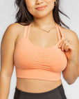 Double Down Bra – Papaya