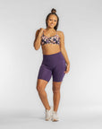 Hi Five High-Waisted Biker Short – Purple Craze