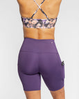 Hi Five High-Waisted Biker Short – Purple Craze