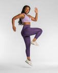 Hi Five Pocketed High-Waist Legging – Purple Craze